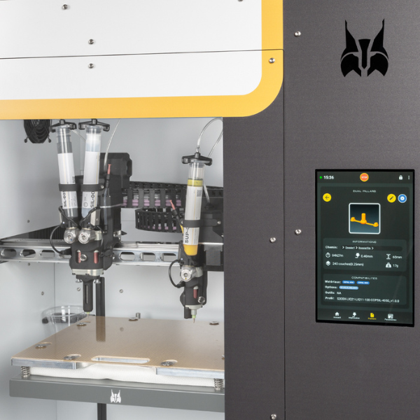 Lynxter S300X v1.0 LIQ21 - LIQ11 IDEX Silicone 3D Printer
