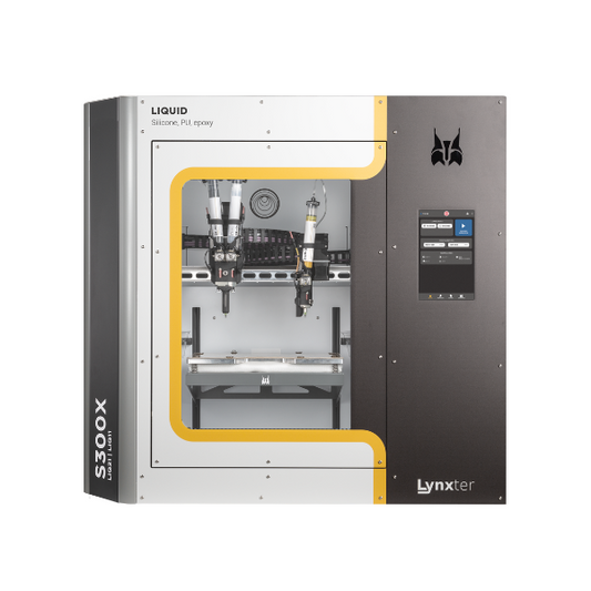 Lynxter S300X v1.0 LIQ21 - LIQ11 IDEX Silicone 3D Printer